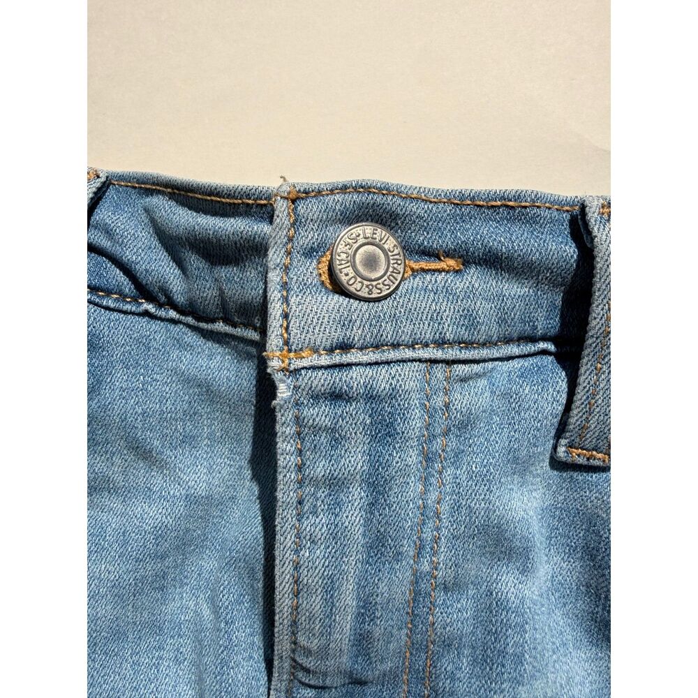 Levi's High Rise Cut Off Denim Shorts Women's Size 29 Light Wash Distressed - Picture 4 of 9